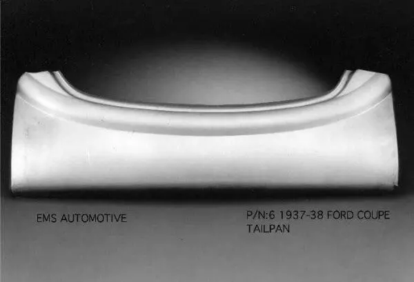 1937-38 Ford Coupe, Roadster, And Cabriolet Tailpan 1