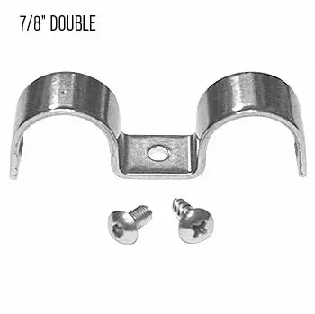Kugel Komponents Double Clamp 7/8 Inch X 7/8 Inch Doubles - 4 Pack 1