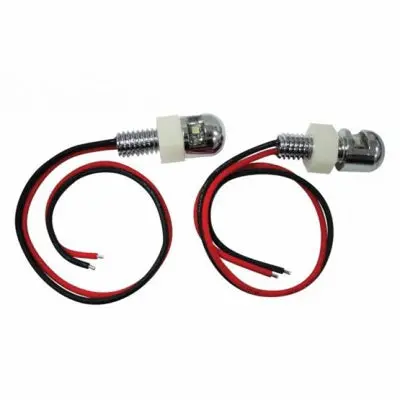 Universal Led License Plate Light And Fastener - Pair 1