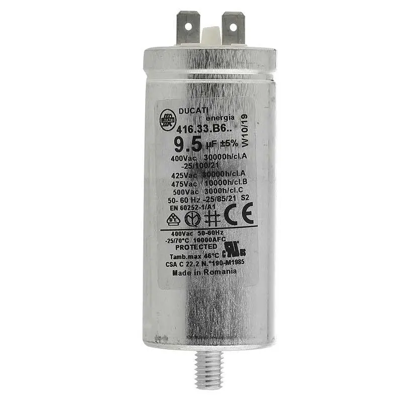 Genuine Hotpoint Indesit 9.5Uf Tumble Dryer Capacitor 1