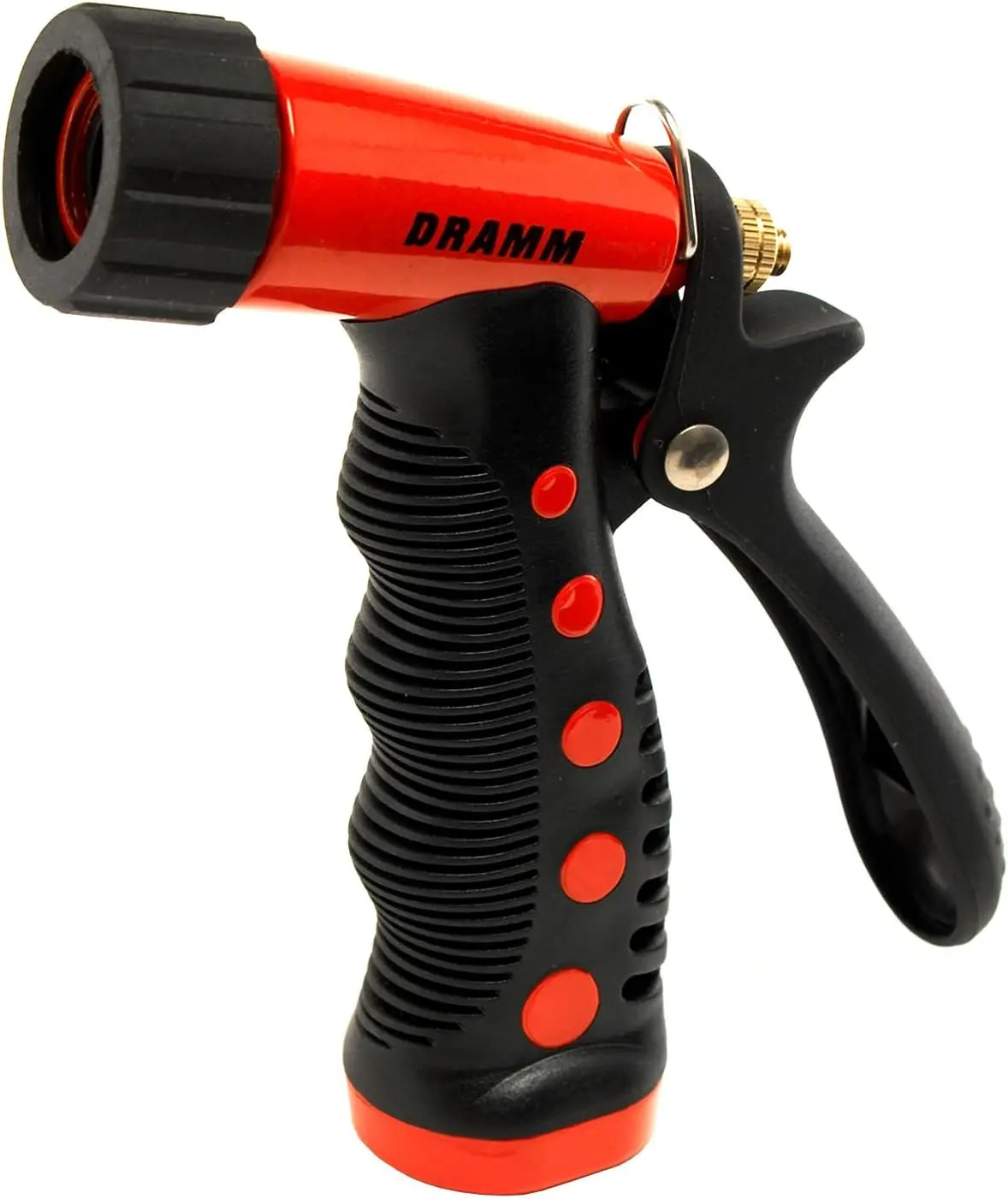 Pistol Nozzle H.D. With Rubber Grip, Red 1