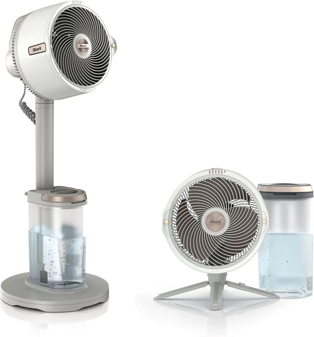 Shark Flexbreeze Pro Mist Indoor & Outdoor Fan With Misting System – White | Fa300whuk 1
