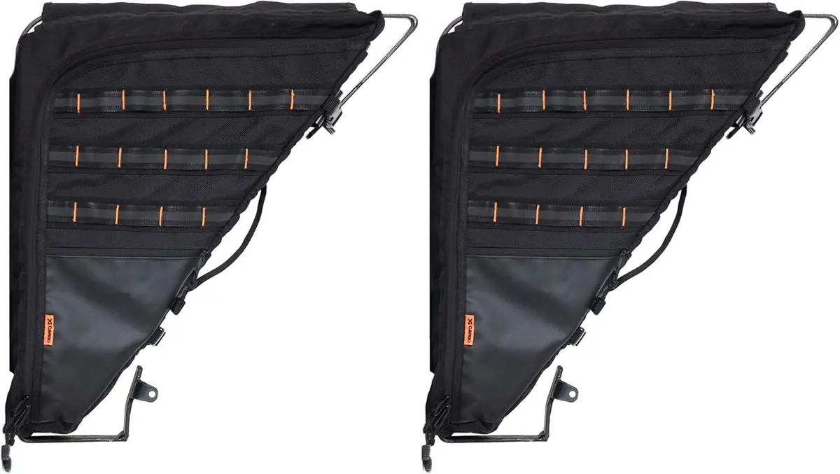 Xg Cargo Xg-314 Gama Wrangler Jl Black Sportsbar Roll Bar Mounted Storage Bag Pr 1