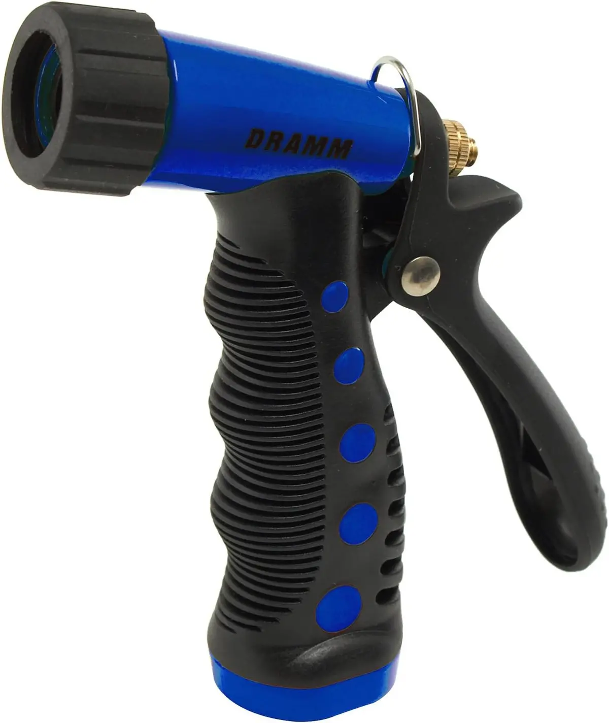 Pistol Nozzle H.D. With Rubber Grip, Blue 1