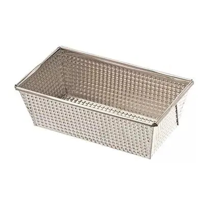 Browne Loaf Pan 12" Tinned Dimpled Cake Pan 1