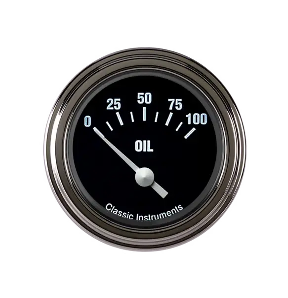 Classic Instruments Hot Rod Series 2-1/8" Oil Pressure Gauge 1