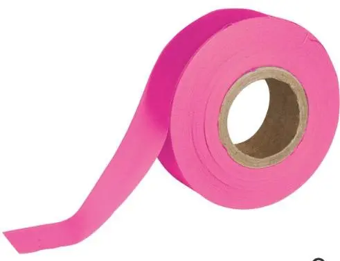 Use 920-65603 Flagging Tape Fluorescent Pink 1" 150' 1