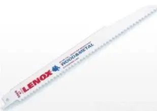 Reciprocating Saw Blade 156R 12" X 3/4" X .050 X 6Tpi, 5/Pk, Len 1