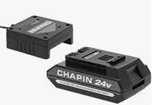 24V Battery & Charger Chapin 1