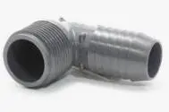 3/4" Male Insert Barb X Mpt, 90Deg Elbow 1