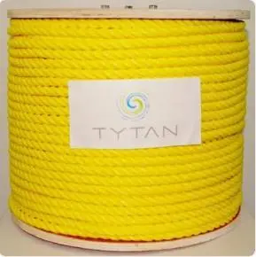 3/8" X 600' Yellow All Purpose Polypropylene Rope 1