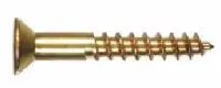 #14-10X4" Flat Head Phil Wood Screw Zinc 100Bx 1
