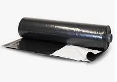 6 Mil 40' X 100' Black Poly 1
