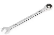 7/16" 12 Point Ratcheting Combination Wrench, 90-Tooth, Gearwren 1