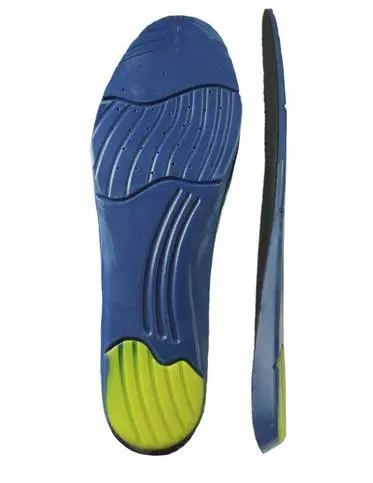 Medium Contour Insole With Shock Absorbing Gel, Mens Sizes 6-8 1