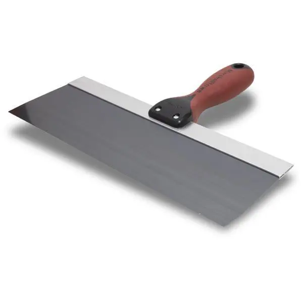 12" X 3-1/8" Blue Steel Taping Knife - Durasoft 11 Handle 1