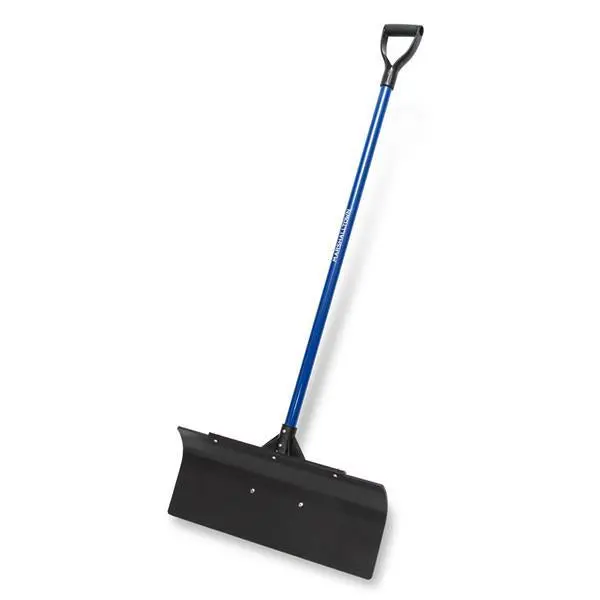 24" Poly Pusher With D-Style Handle, 48" Oal 1