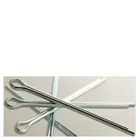 1/8"X2" Cotter Pins, Extended Prong Square Cut, Zinc [100] 1