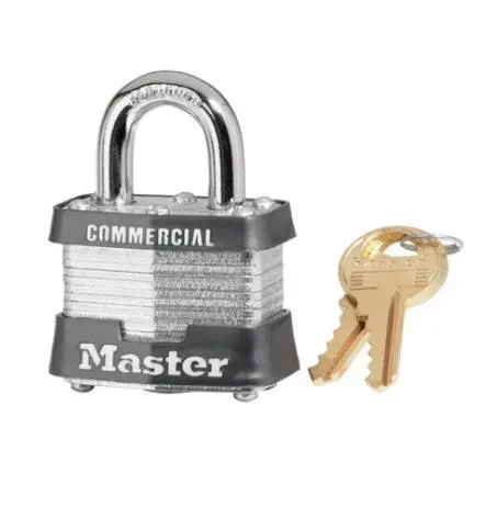 1-9/16" Wide Laminated Steel Padlock 1
