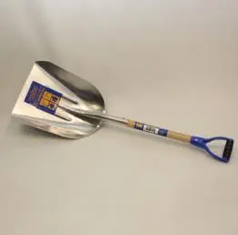 #14 Alum Scoop Wood D Handle 1