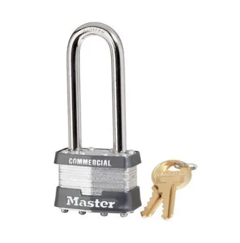 1-3/4" Wide Padlock, 2-1/2" Shackle Keyed Alike 1