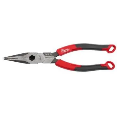 Milwaukee Tool 8" Long Nose Comfort Grip Plier 1