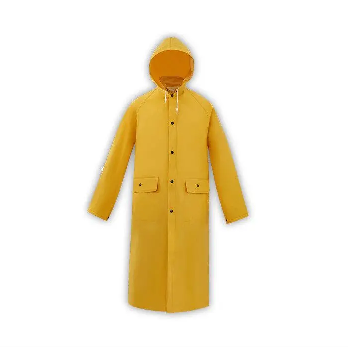 Small Pvc Raincoat, Detachable Hood 1