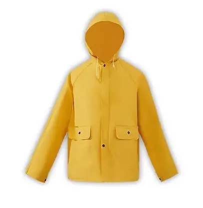 Small Hvy Weight Pvc Rainsuit W/Hood 1