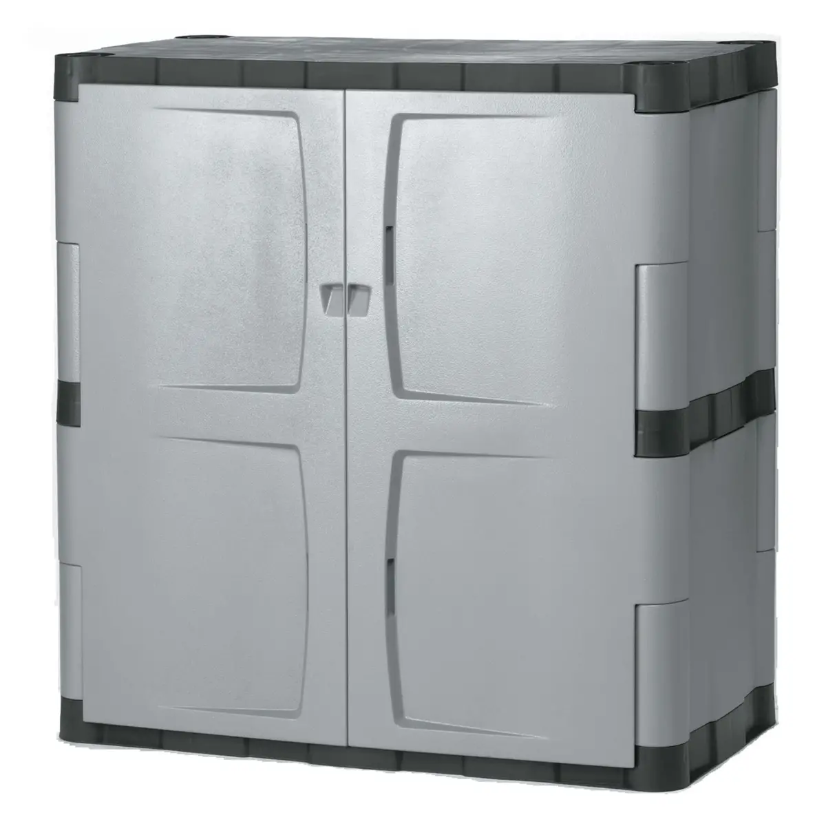Fastrack Storage 2-Shelf Lockable Cabinet, 18" X 36" X 37" 1