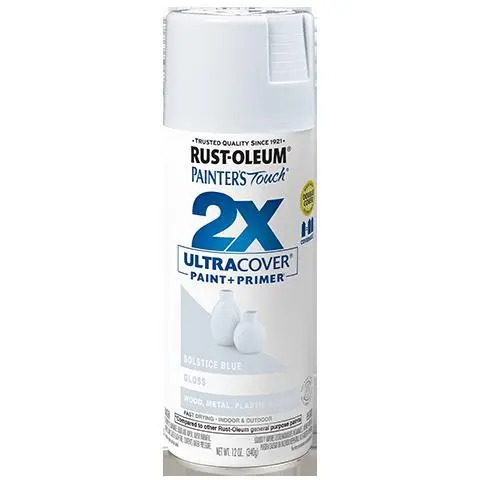 2X Ultra Cover Spray, White, Gloss 12Oz 1
