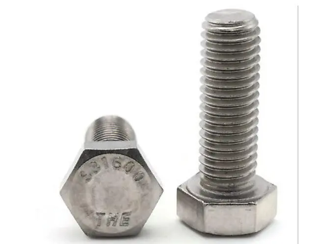 7/16"-14X2",(Pt) Unc Hex Cap Screws Stain A2 [250Bx] 1