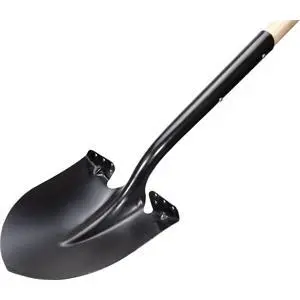 12 Ga. Proscape H.D. Round Point  Shovel W/ Wood Handle 1