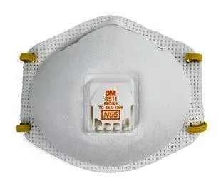Particulate Respirator With Valve N95 [10/Bx] 3M Brand 1