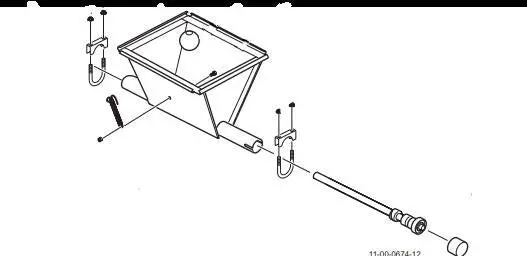 Hopper Kit 1 Way F/Auger Feeder 1