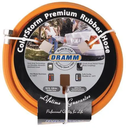 Premium Rubber Hose 5/8" X 50' Orange, 130 Psi 160 Deg 1