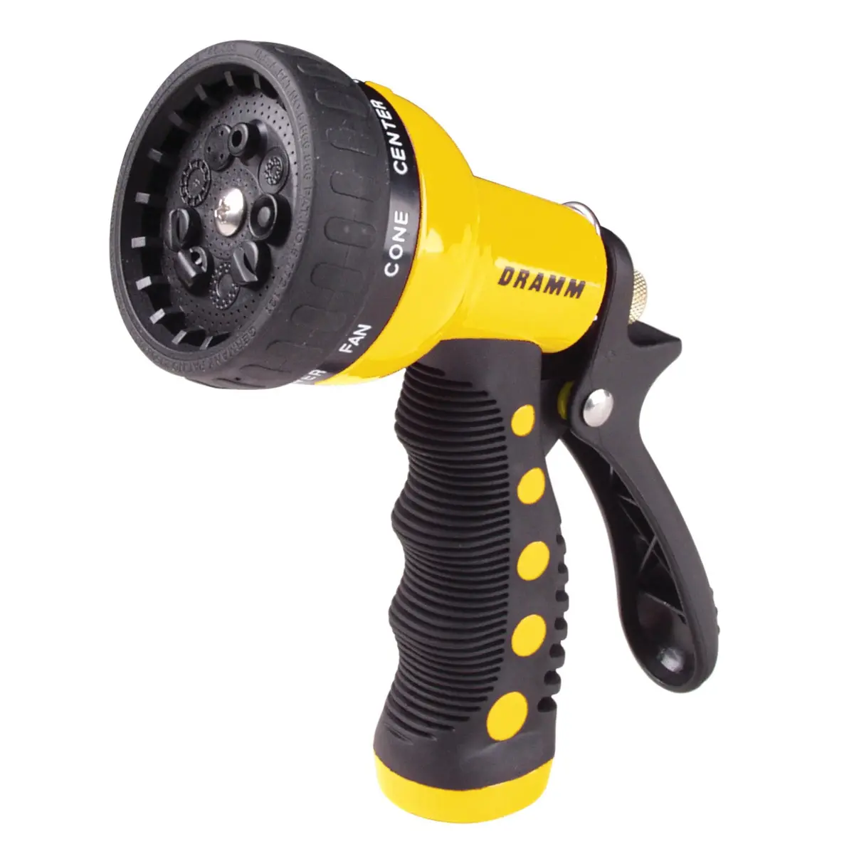Revolver, 9 Pattern Adjustable Spray Nozzle (Yellow) 1