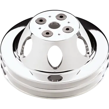 Billet Specialties Polished Aluminum Water Pump Pulley For Small Block Chevy With Short Water Pump 1