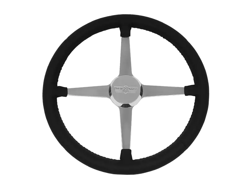 Pete And Jakes Nostalgia Full Leather Wrap Steering Wheel (4 Spoke) 1