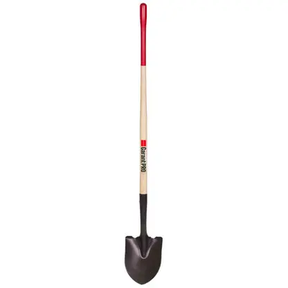 Shovel - Pro Series Round Point Blade Long Wood Handle Ghffr1fl / 811957 2