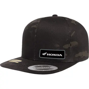 Honda Black Camo Snapback Hat 1