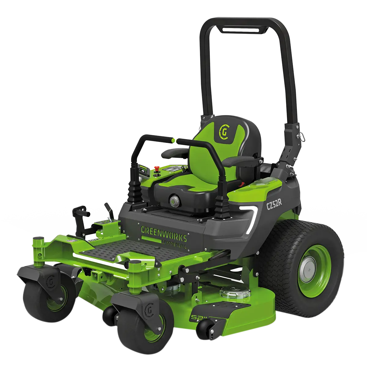 Greenworks Cz52r18x 82V Optimusz 52'' Ride-On Zero Turn Mower (18Kwh) [7401707Au] - Equipped With The Most Advanced 19K Constant Smart Cutting Systemtm. 1