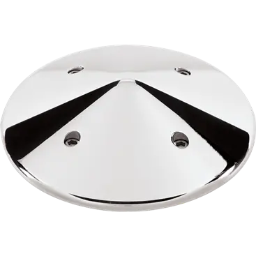 Billet Aluminum Small Block Chevy Short Water Pump Pulley, Nose Cone, 6-7/16" Diameter 1