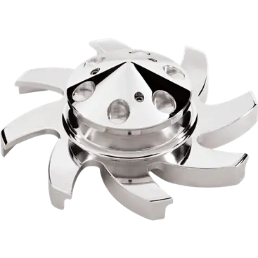 Billet Aluminum Alternator Pulley With Fan 1
