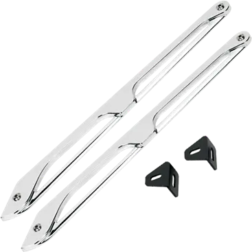 Billet Specialties 1967-69 Camaro Polished Fender Braces Pair 1