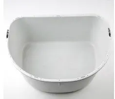 22 Qt Kidney Shaped Cherry Bucket W/O Pad 1