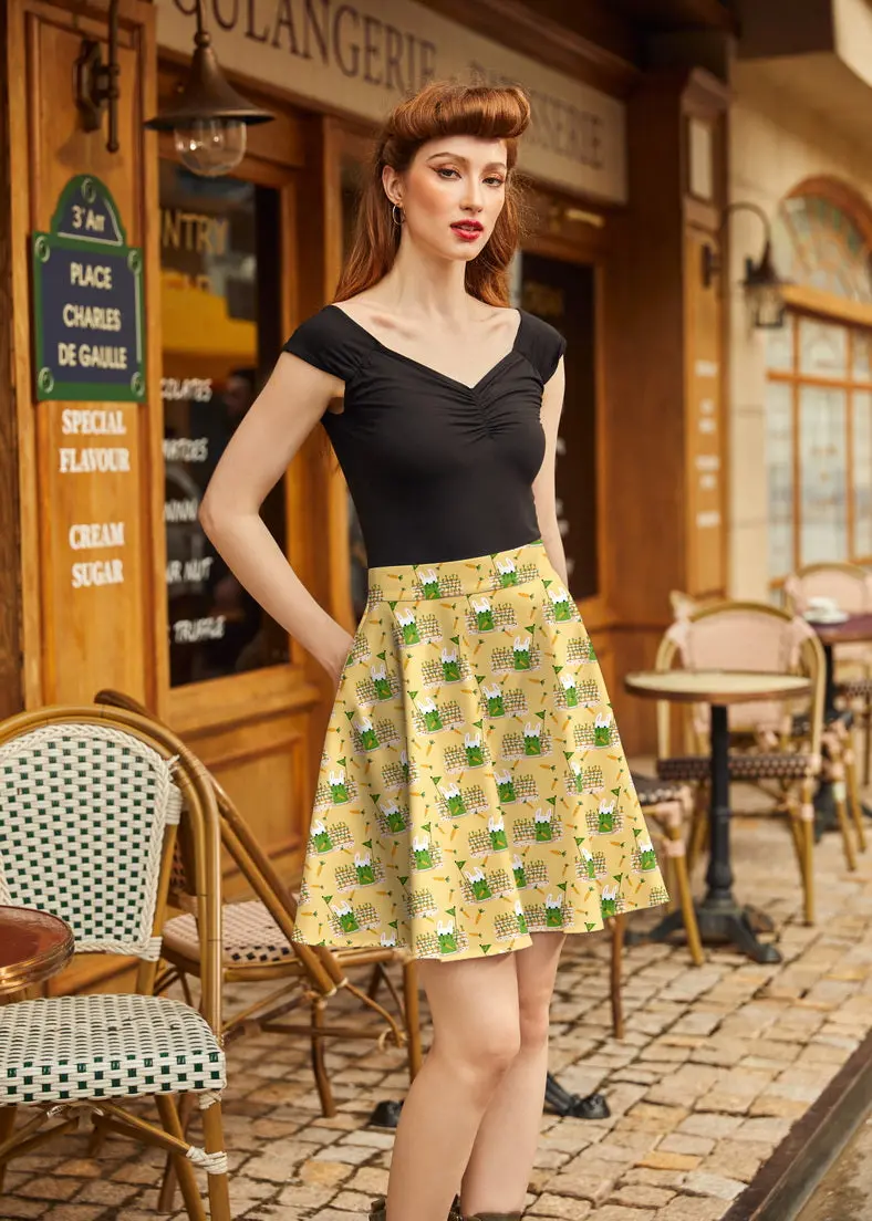 Garden Bunny Skater Skirt 1