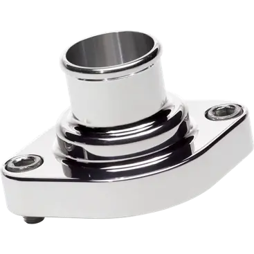 Billet Specialties Small/Big Block & Hemi To 1978 Chrysler Water Neck Housing, Straight-Up 1