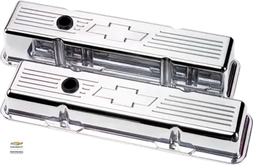 Billet Aluminum Small Block Chevy "Bowtie" Style Valve Cleaner, (Pair) 1