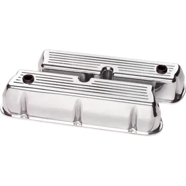 Billet Aluminum Small Block Ford Precision Cast Valve Cover, Tall, (Pair) 1
