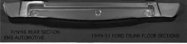 1949-51 Ford Car Rear Trunk Floor Section 1